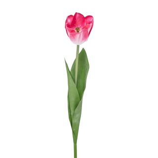 زهرة التوليب صناعية لون أحمر 