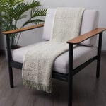Cottage Acrylic Woven Blanket, Green 130*170Cm image number 3