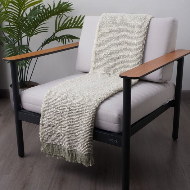 Cottage Acrylic Woven Blanket, Green 130*170Cm image number 3