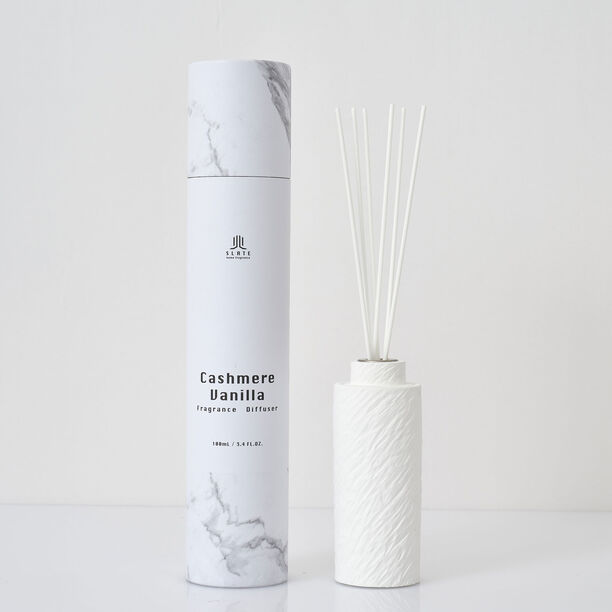 Diffuser 100ml cashmere vanilla fragrance in white image number 0