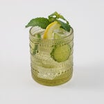 La Mesa 4 Pcs Highball Glass Set, Olive Green 8*8*10Cm image number 1