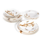 La Mesa Bamboo 18 Pieces Dinner Set image number 1
