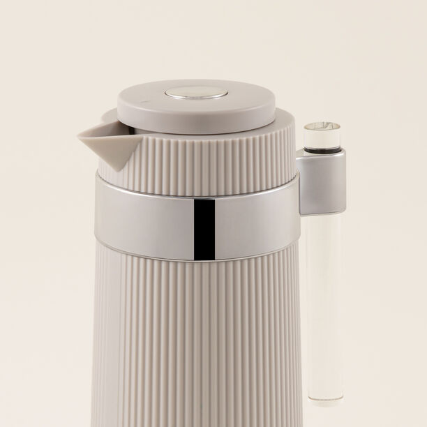 دلتي دلة بلاستيك 1 لتر، بيج image number 2