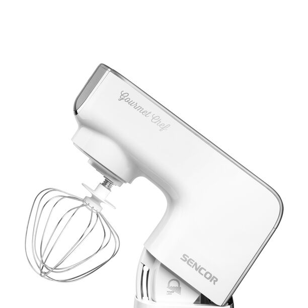 Sencor white stainless steel 3 in 1 stand mixer 1000W, 5.5L image number 9