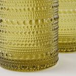 La Mesa 4 Pcs Highball Glass Set, Olive Green 7.5*7.5*12.5 Cm image number 2
