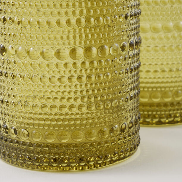 La Mesa 4 Pcs Highball Glass Set, Olive Green 7.5*7.5*12.5 Cm image number 2