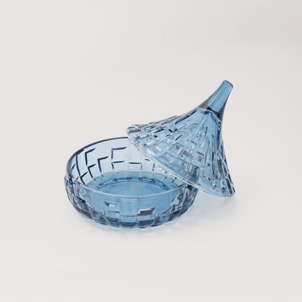 Dallaty Glass Date Bowl 12.7*12.8cm, blue image number 1