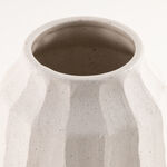 Homez boho ceramic vase 17.5*17.5*21cm, white image number 3