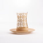 Dallaty glass tea and coffee set 18 pcs image number 2