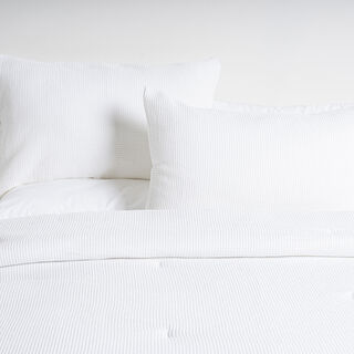 2 Piece Cotton Waffle Twin Size Comforter Set