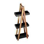 Wooden And Metal Shelf image number 1