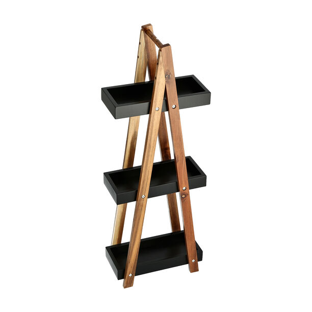 Wooden And Metal Shelf image number 1