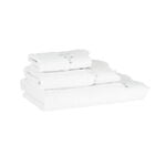 Scalloped Embroided Border Bath Towel White 100% Cotton 70*140 cm image number 3