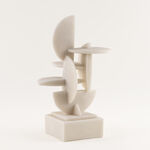 Homez resin jazz decorative sculpture 27.5*22.5*40.5cm, beige image number 0