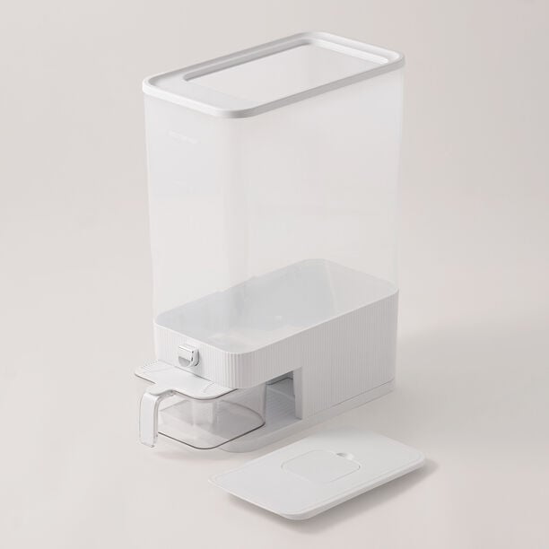 Alberto plastic rice dispenser, white 11kg image number 1
