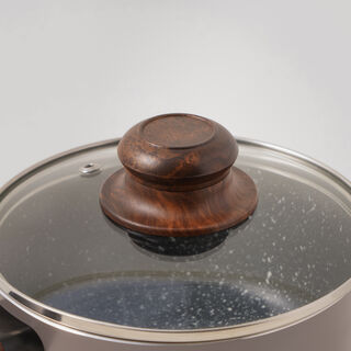 Alberto grey granite cookware set, 9 pieces