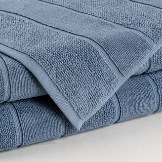 Boutique Blanche Riviera Sky Stripe 100% Cotton 4 Pieces Face Towels 30*30 Cm