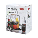  6 Pcs Glass Juice Bottle image number 2