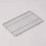 Alberto cookie pan with metal rack, grey metal, 15" image number 1