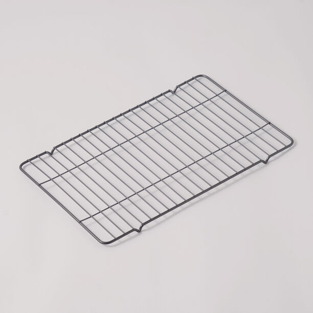 Alberto cookie pan with metal rack, grey metal, 15" image number 1