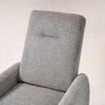 Cottage push back recliner casey gray 73*92*100cm image number 2