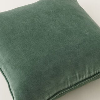 Homez Green Plain Cushion Cover, 45*45Cm