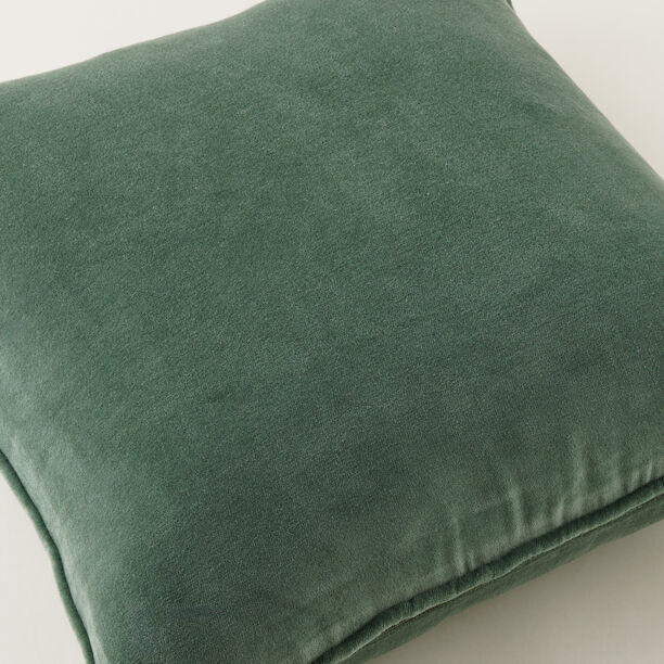 Homez Green Plain Cushion Cover, 45*45Cm image number 3
