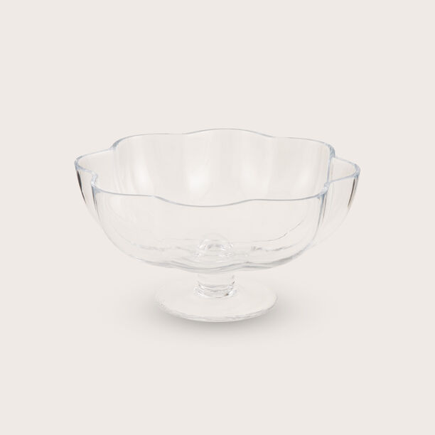 La Mesa Glass Medium Fruit Bowl, Transparent image number 1