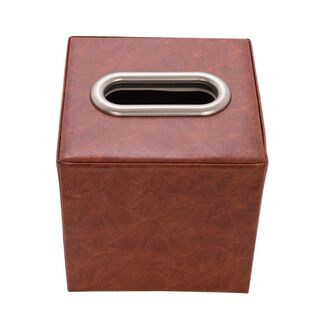 Leather Tissue Box