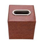 Leather Tissue Box image number 1