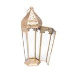 Moroccan Lantern Metal And Glass image number 1