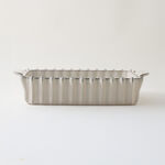 La Mesa oven to table wavy rectangular dish 39*22.5*8.5cm, cream image number 4
