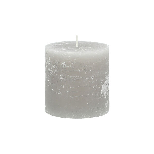 Pillar Candle Rustic Taupe 10*10 cm image number 1