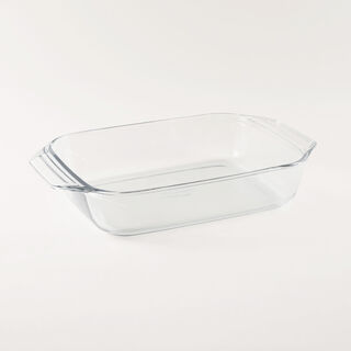 Pyrex Clear Rectangular Glass Roaster Classic, 2L, 31 Cm