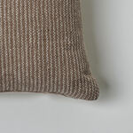 Boutique Blanche stripe woven cushion 45*45cm, beige image number 2