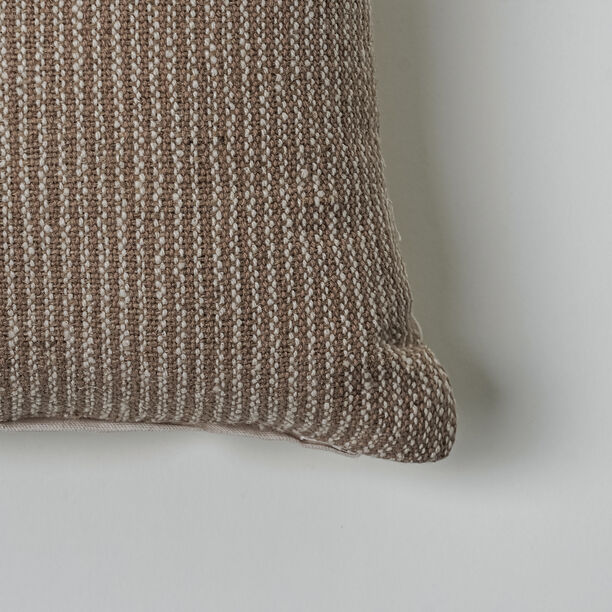 Boutique Blanche stripe woven cushion 45*45cm, beige image number 2