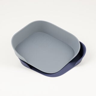 طقم صواني تجهيز وجبات بلاستيك 4 قطع