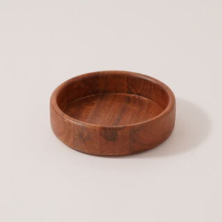 La Mesa wooden serving bowl medium 15*15*4 cm