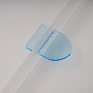 Dallaty Acrylic Tray With Blue Color Handle, 59.5*30*5 Cm