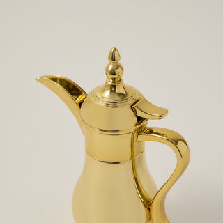 1Pc Steel Vacuum Flask Mini Traditional Gold 0.3Ml