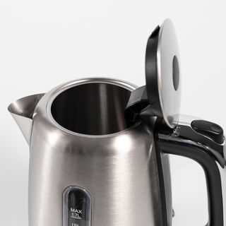 Stainless steel kettle 1.7LT,1850 2200W silver , steel Base