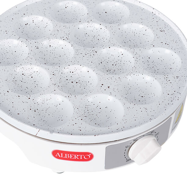 Alberto white pop cake maker 700W, 14 slots image number 2