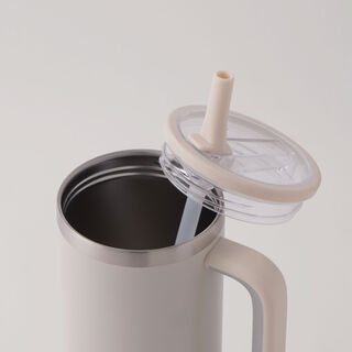 Alberto stainless steel double wall travel bottle, grey 1200ml