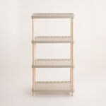 FIXWOOD FIX 2001 4 RECTANGULAR 4 LAYERS LARGE SHELVES BEIGE image number 0