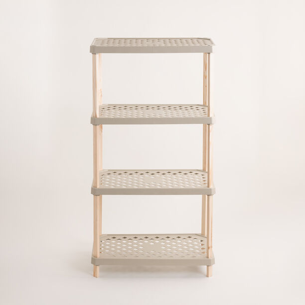 FIXWOOD FIX 2001 4 RECTANGULAR 4 LAYERS LARGE SHELVES BEIGE image number 0