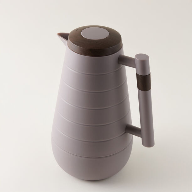 دلتي دلة بلاستيك مع خشب، بنفسجي 1 لتر image number 1