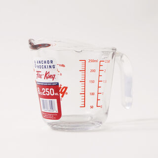 Anchor hocking clear glass measuring cup 236ml