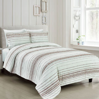  Comforter Twin Size 3 Pcs Set 100% Cotton