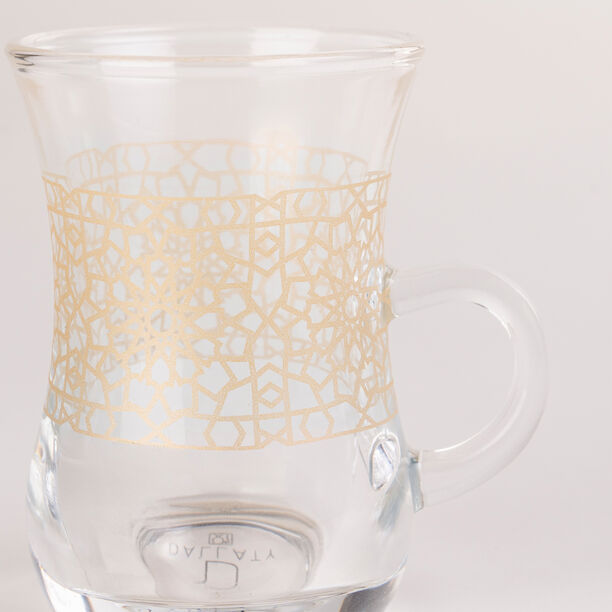 Zukhroof 28 Pieces Porcelain Tea And Coffee Set Othmani Yellow  image number 6
