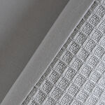 2 Piesce Heavy Waffle Structured Twin Size Comforter Set image number 4